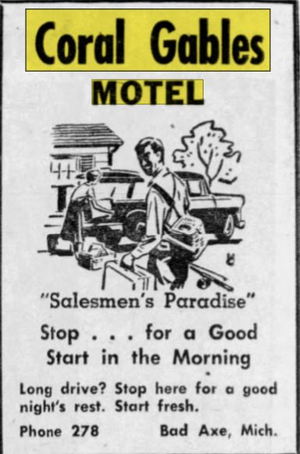 Coral Gables Motel (Apple Creek Inn) - Jun 1957 Ad (newer photo)
